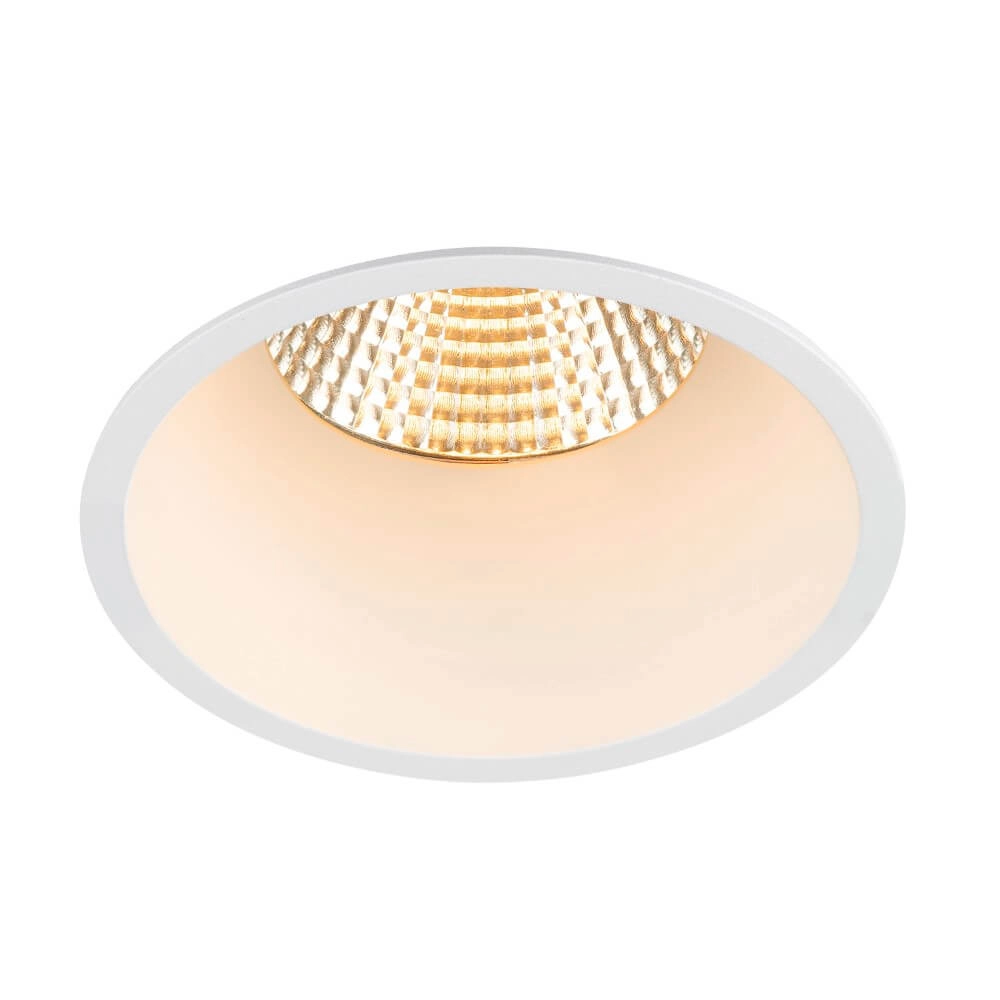 Anneau de montage New Tria 95 rond blanc - sans raccord SLV 4024163277136