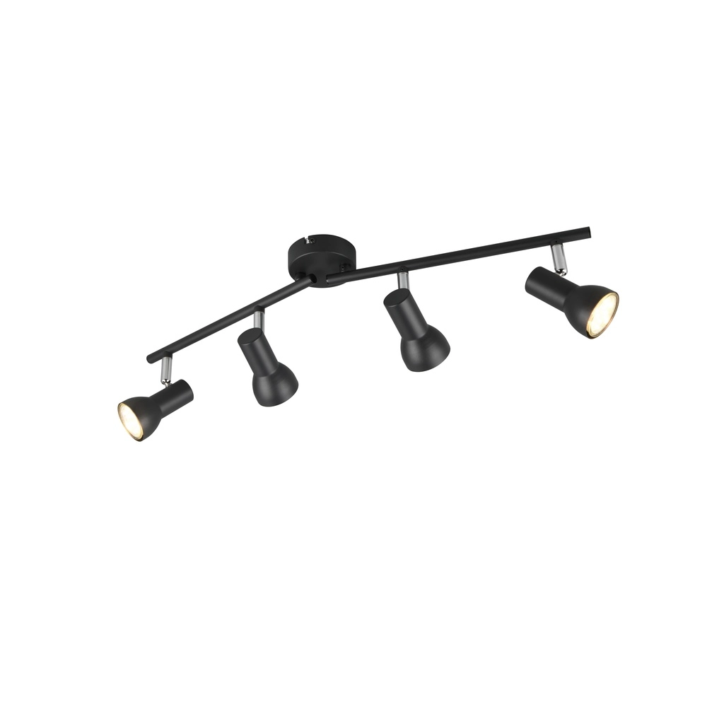 Plafonnier Cantar noir 4 lumières Plafonnier Cantar noir 4 lumières