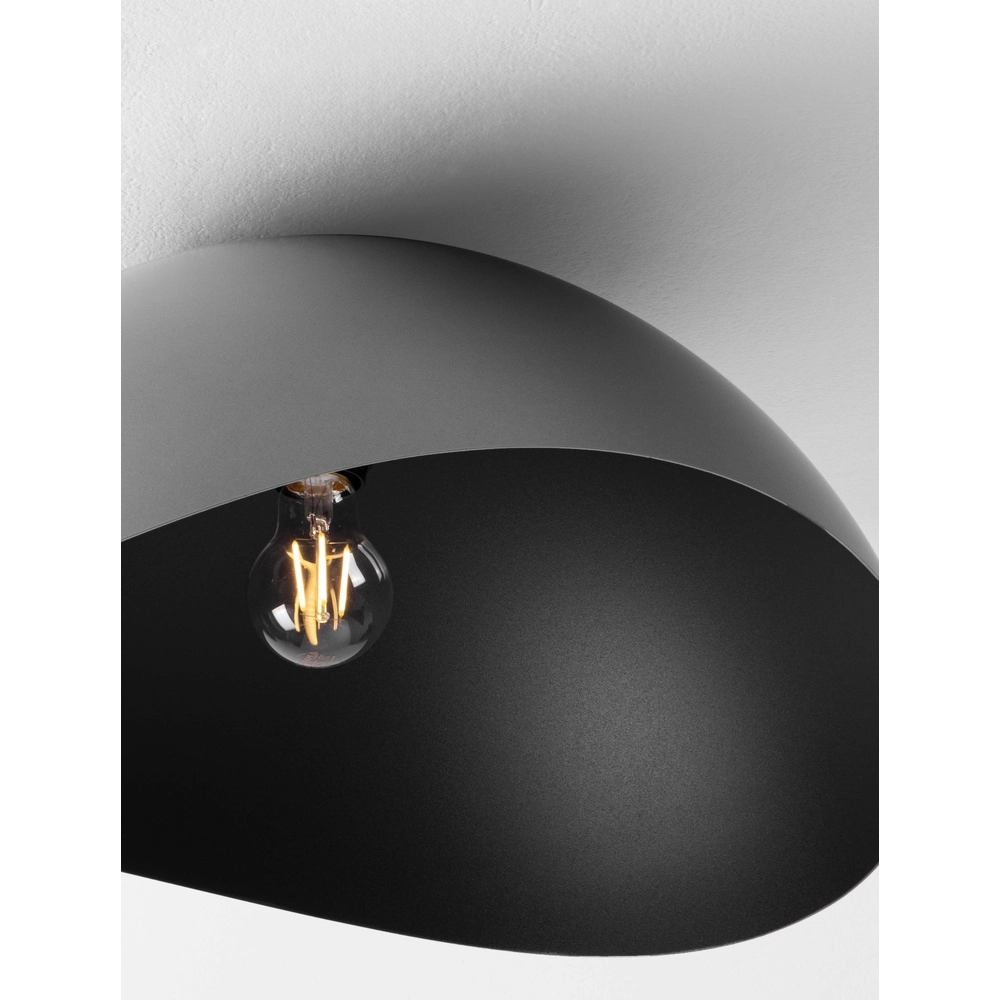Plafonnier Opsi noir Ø 50cm Lyora 5212017458018