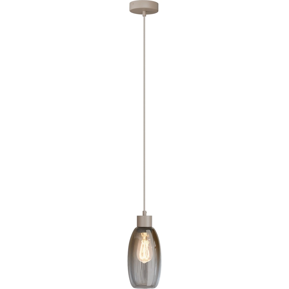 Lampe suspendue en verre Olive Ø 12,5 cm - sable