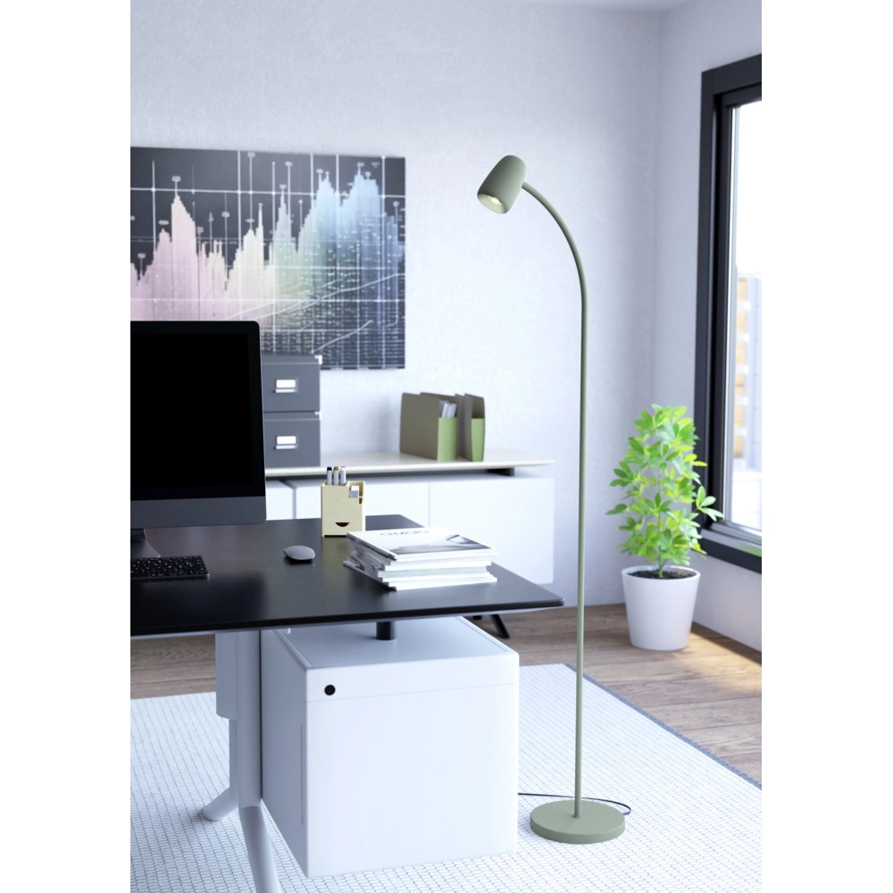 Lampadaire Carlo vert Eglo 9008606360826