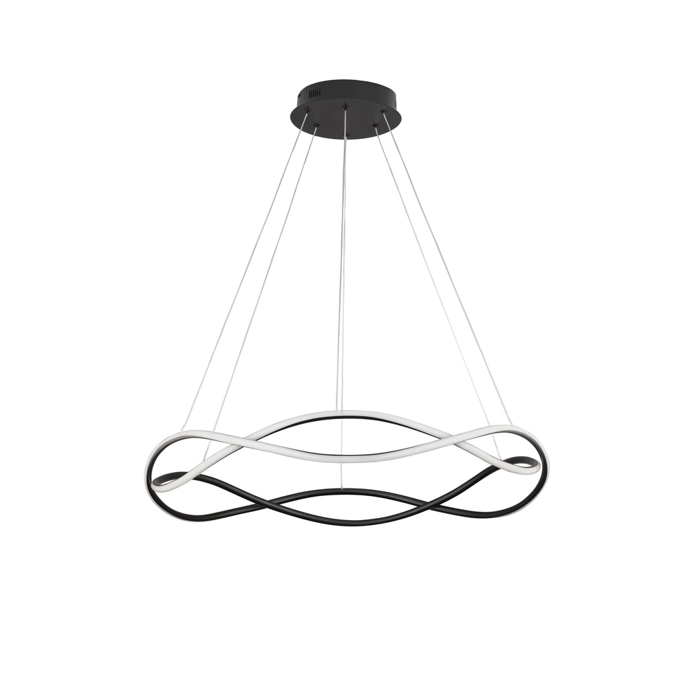 Suspension design Jinal noir Ø 80cm Lyora 5212017438744