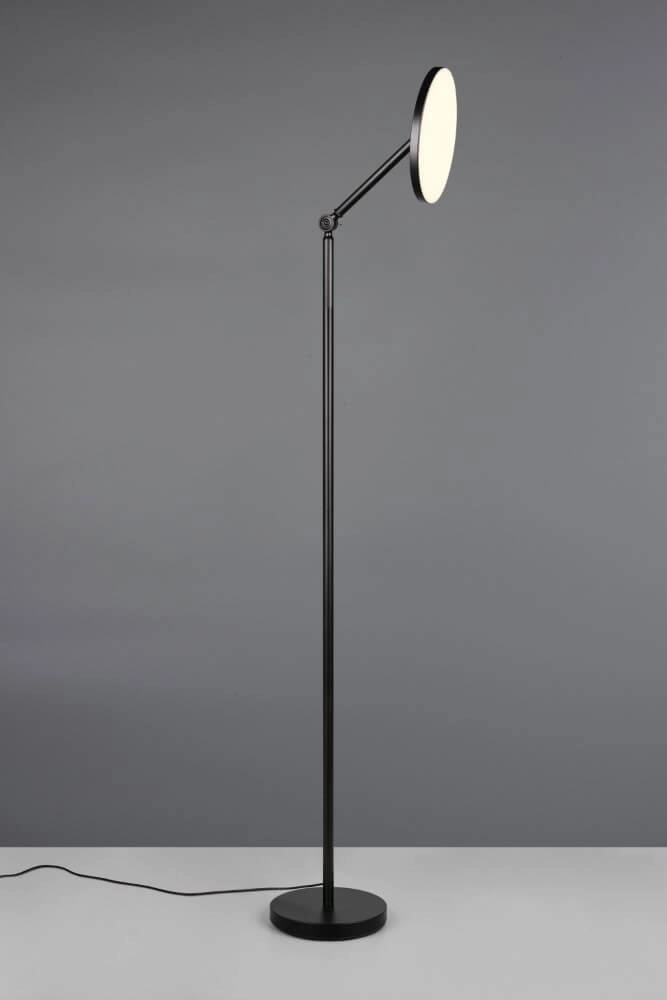 Lampe de lecture moderne Mondello noir Trio 4017807616293