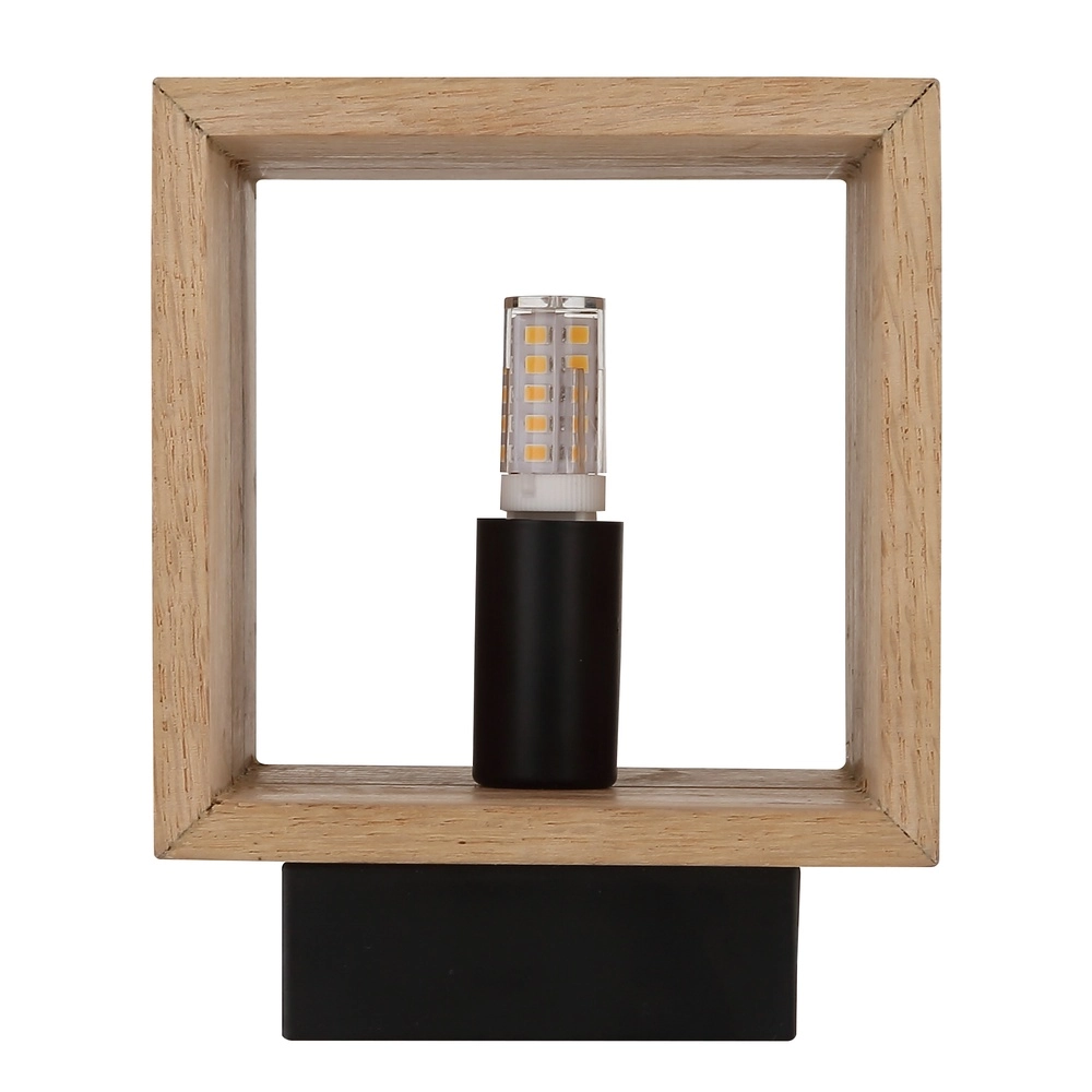Projecteur en bois monté en surface Edwin Haut et bas Globo 9007371580323