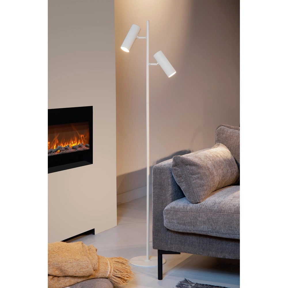 Lampe de pied Clubs Blanc
