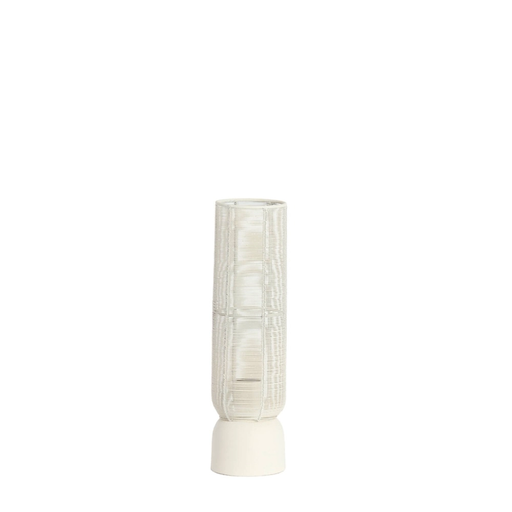 Lampe de table Lezuza Ø 11 cm de blanc