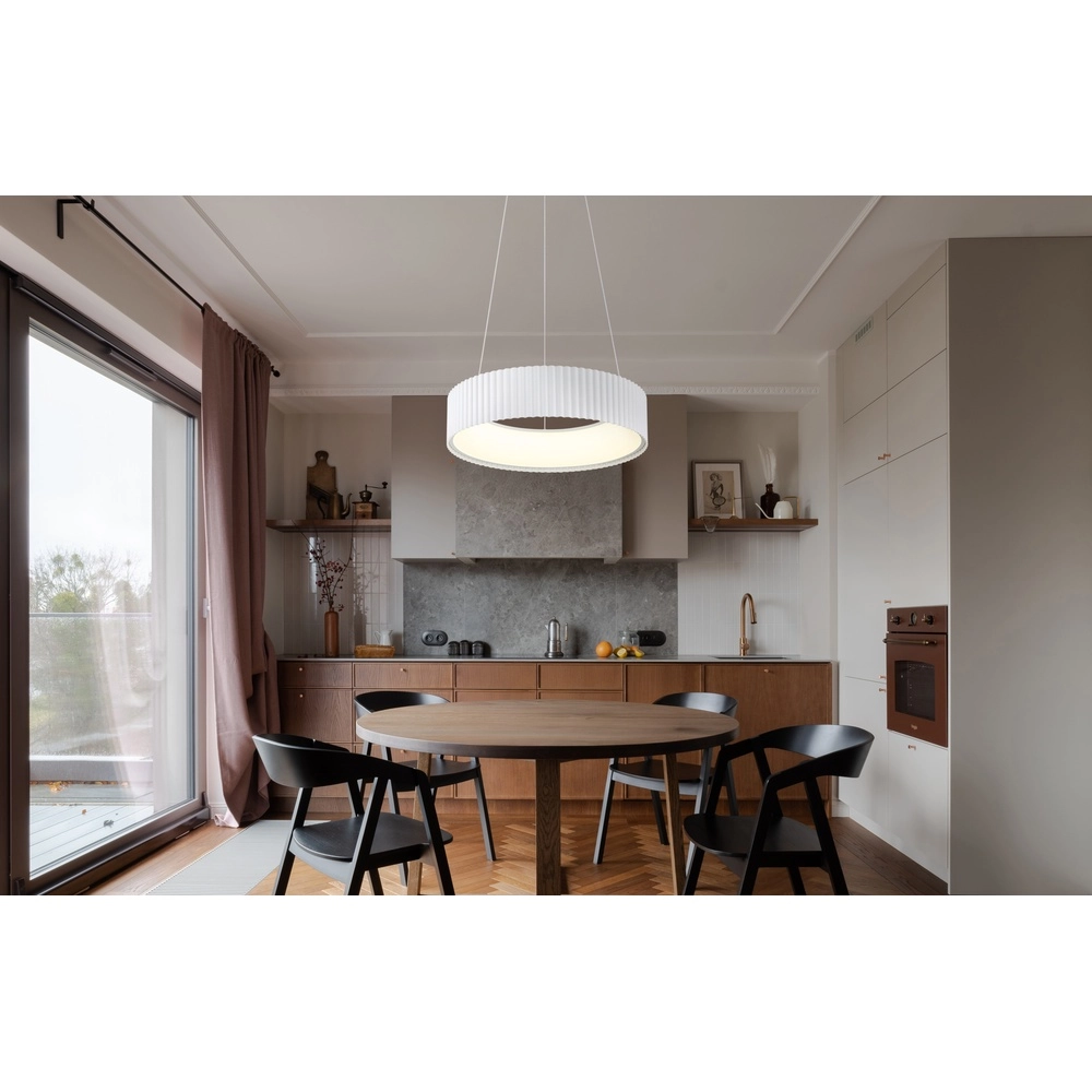 Lampe pendante de conception Kemp blanc Ø 46 cm Globo 9007371566273