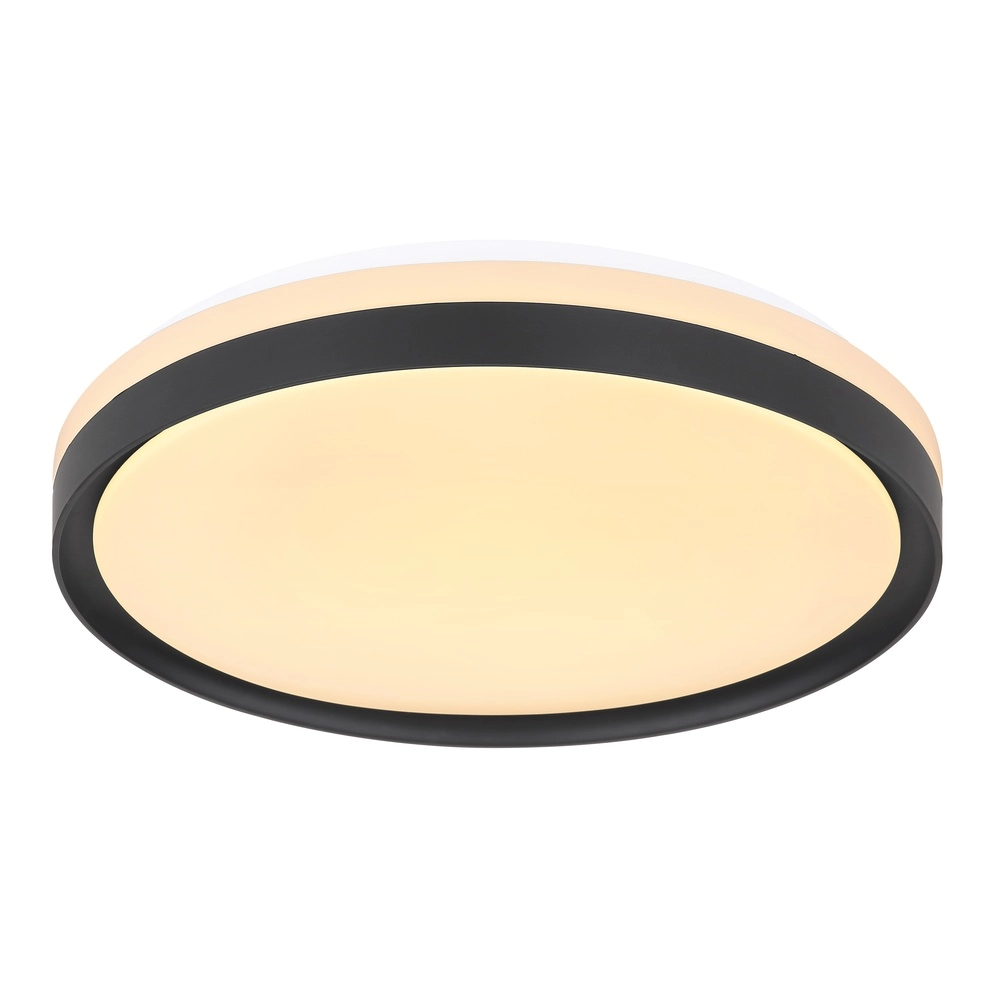 Éclairage de plafond Sonny noir avec blanc Ø 39cm Globo 9007371424832