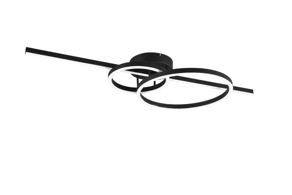 Plafonnier Montilla noir dimmable