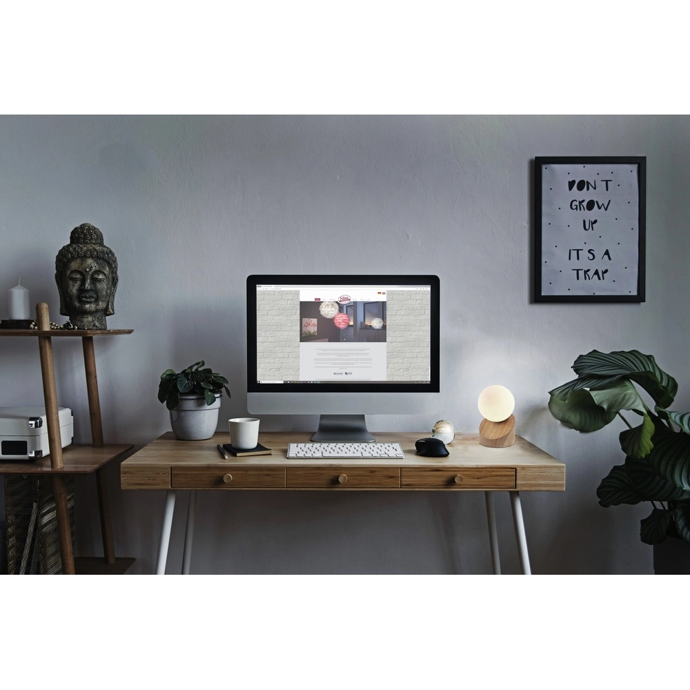 Lampe de table Alisa bois Globo 4048194043720