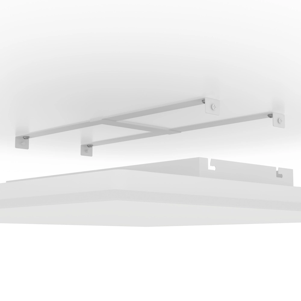 Plafonnier Moradillo carré 59,5cm 3 étapes CCT blanc Eglo 9008606340064