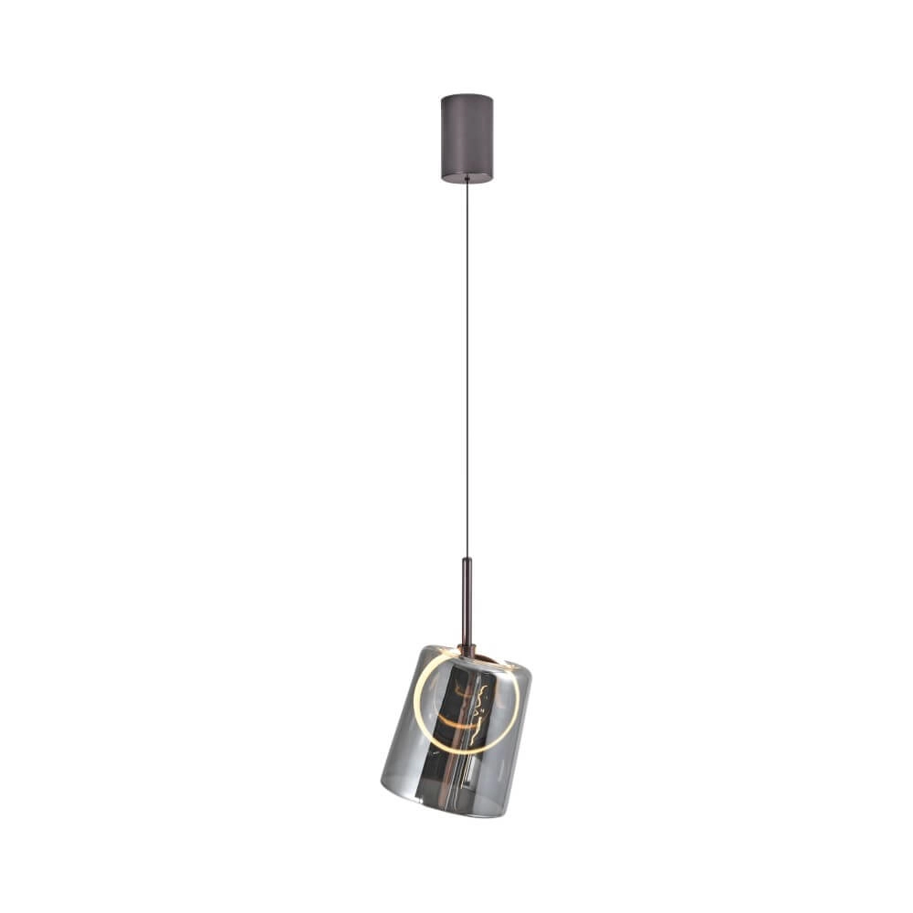 Lampe suspendue Zula fumé Lampe suspendue Zula fumé