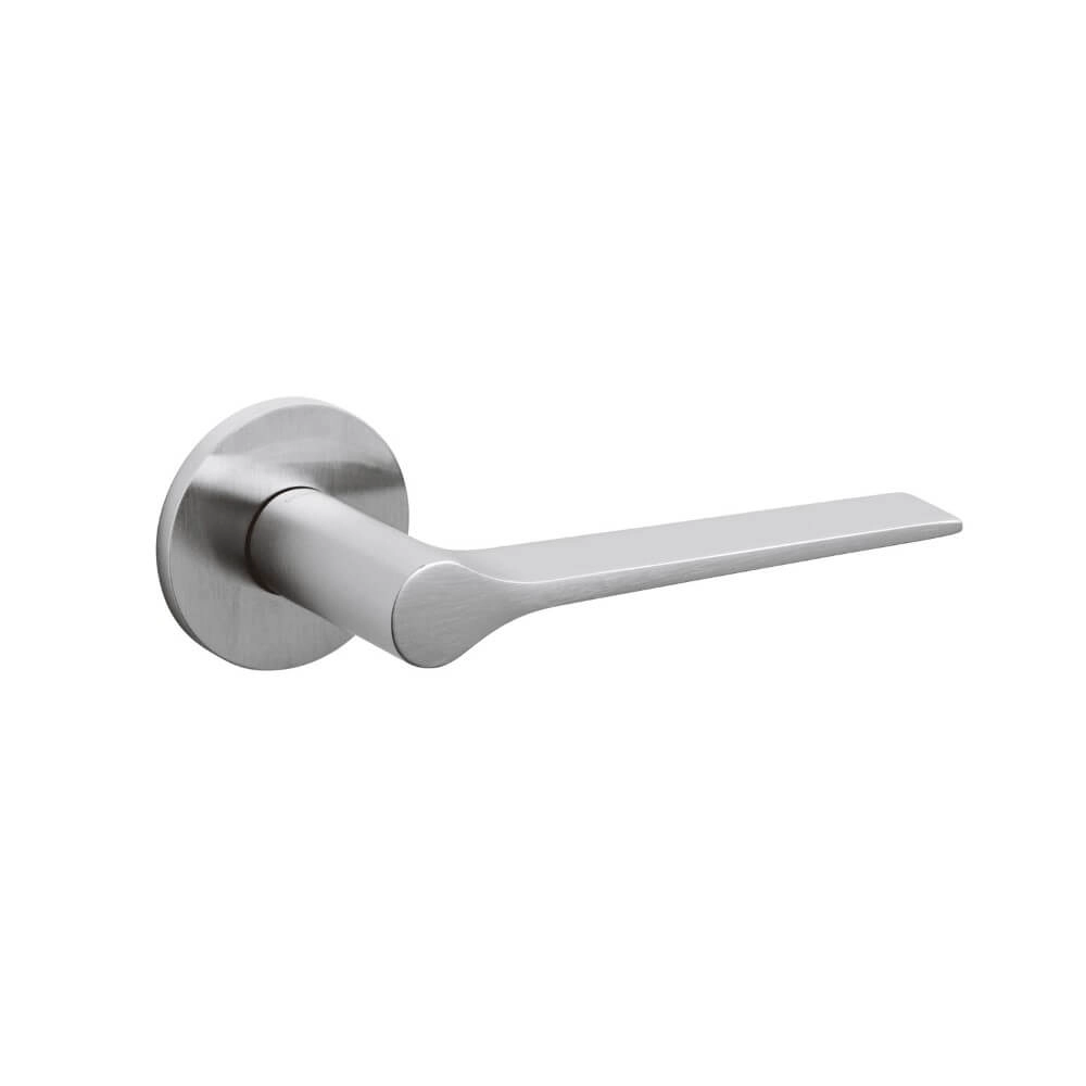 Poignée de porte design Lama L chrome mat