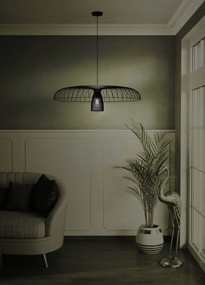 Lampe suspendue en fil XXL Champerico Ø 99 cm Stars of Light 9008606243242