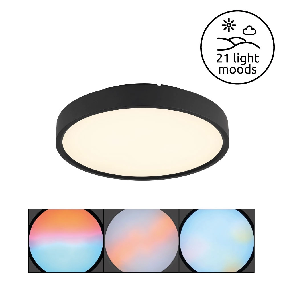 Éclairage de plafond Jess Noir Globo 9007371592470