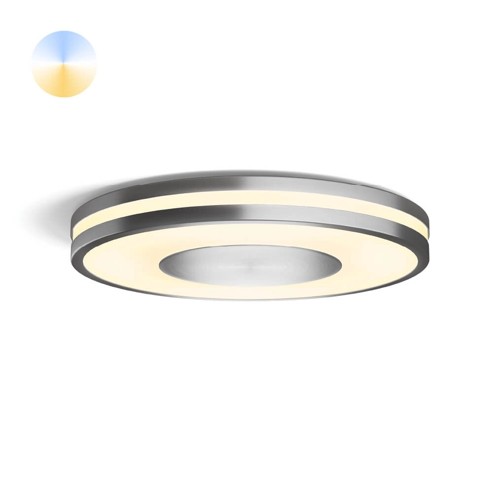 Plafonnier Hue Being - White Ambiance Ø 34,8 cm en acier inoxydable