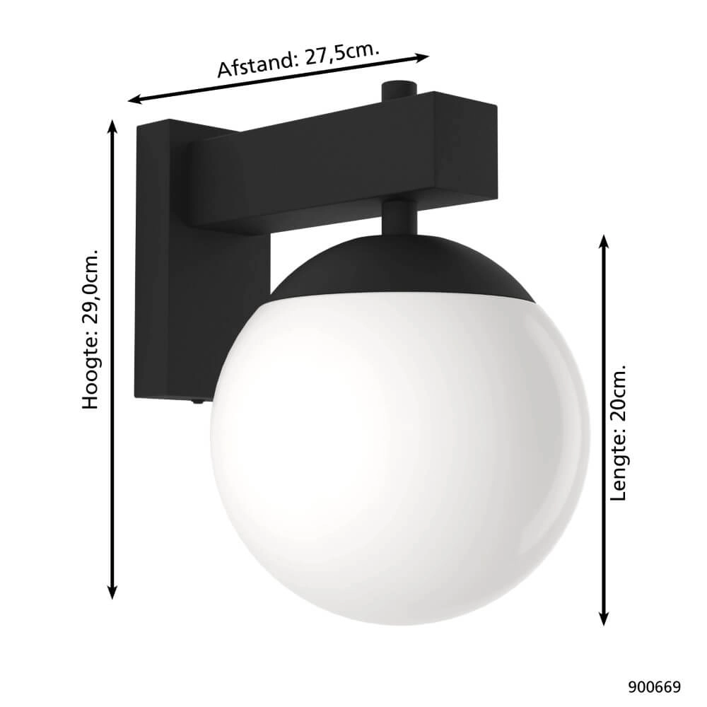 Lampe d'extérieur à ampoule Bufalata Eglo 9008606261758