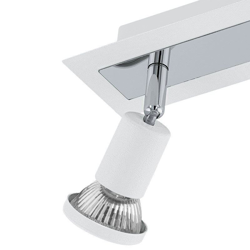 Spot de plafond LED Sarria 3 lumières blanc Eglo 9002759949617