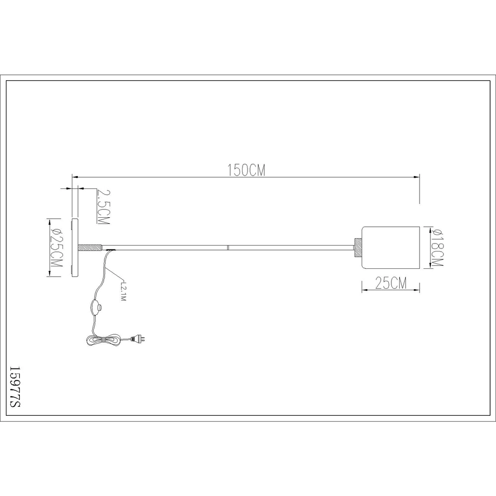 Lampe de pied Rowena Noir Globo 9007371580996