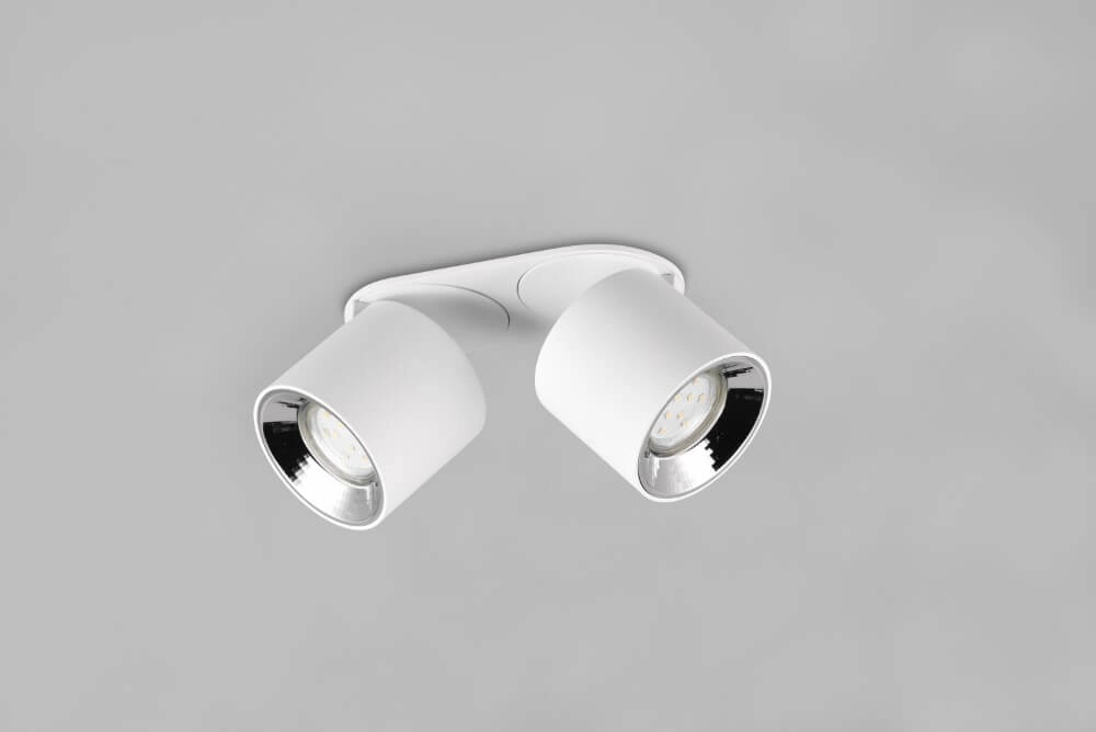 Plafonnier Guayana 2 lumières blanc Trio 4017807573954