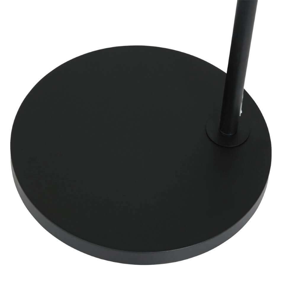 Lampadaire rural Prestige Chic noir avec velours doré Steinhauer 8712746145878