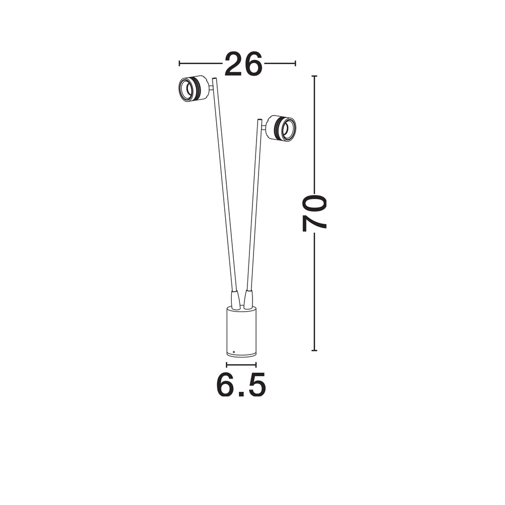 Lampe de jardin Sento double Lyora 5212017476548