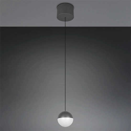 Lampe suspendue Senta anthracite Trio 4017807697773