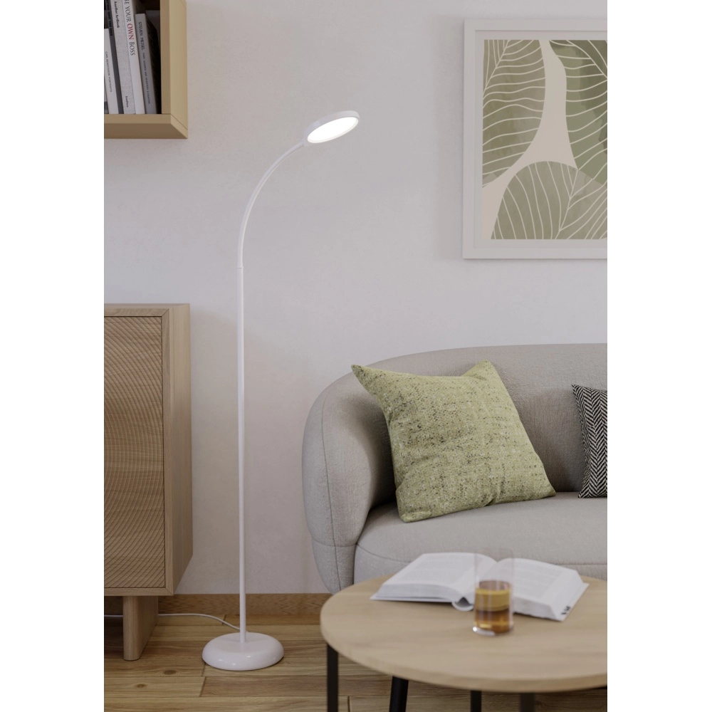Lampadaire Lauro blanc Eglo 9008606357499