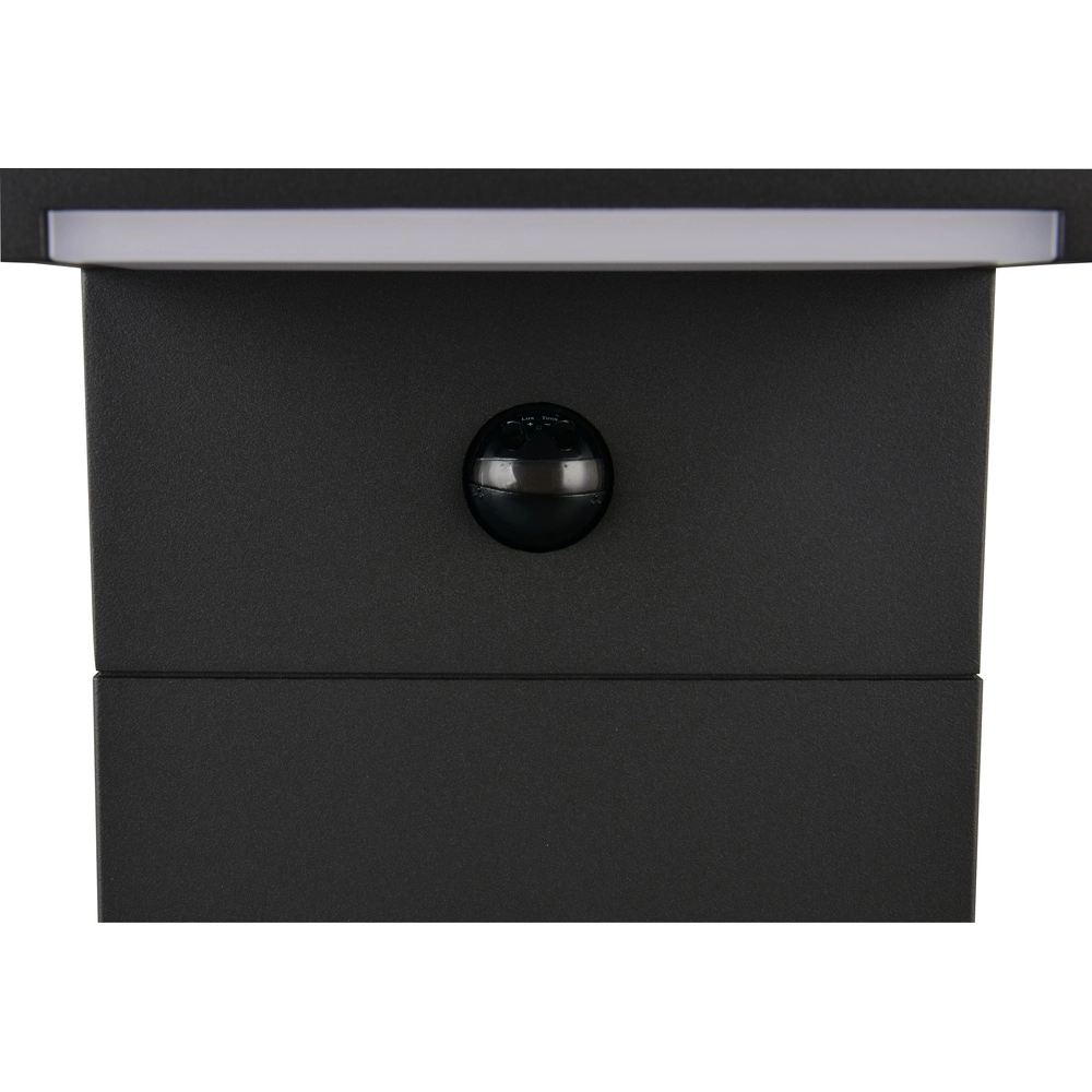 Lampe de jardin moderne Ravi anthracite avec capteur 50 cm Trio 4017807686913