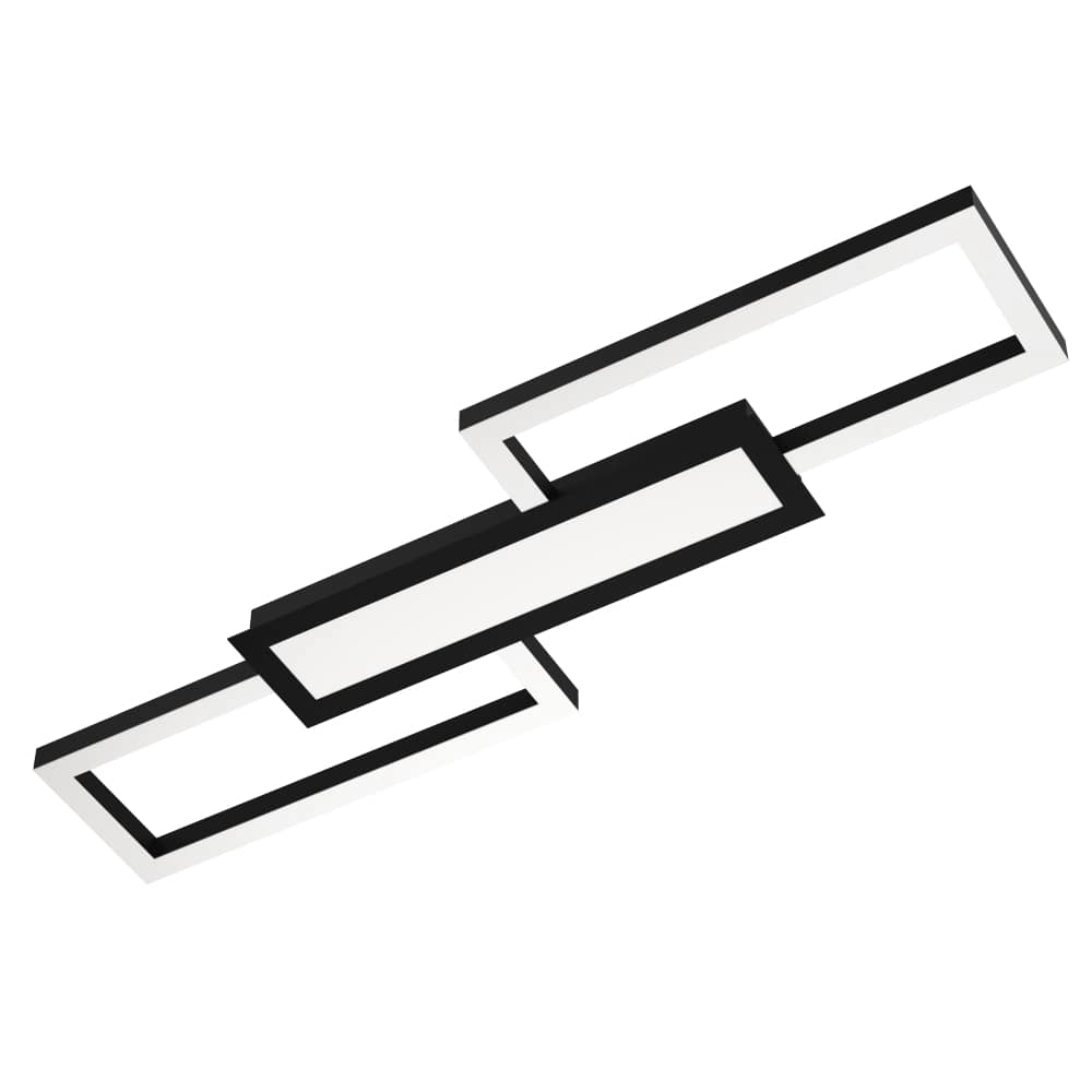 Plafonnier LED noir Monirote