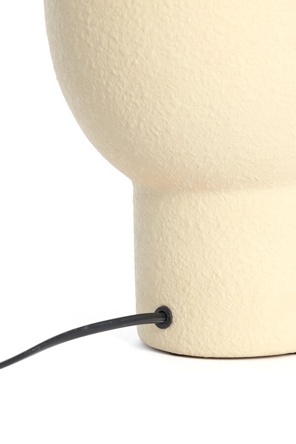 Lampe de table Monk crème 30cm Light & Living 8717807706289