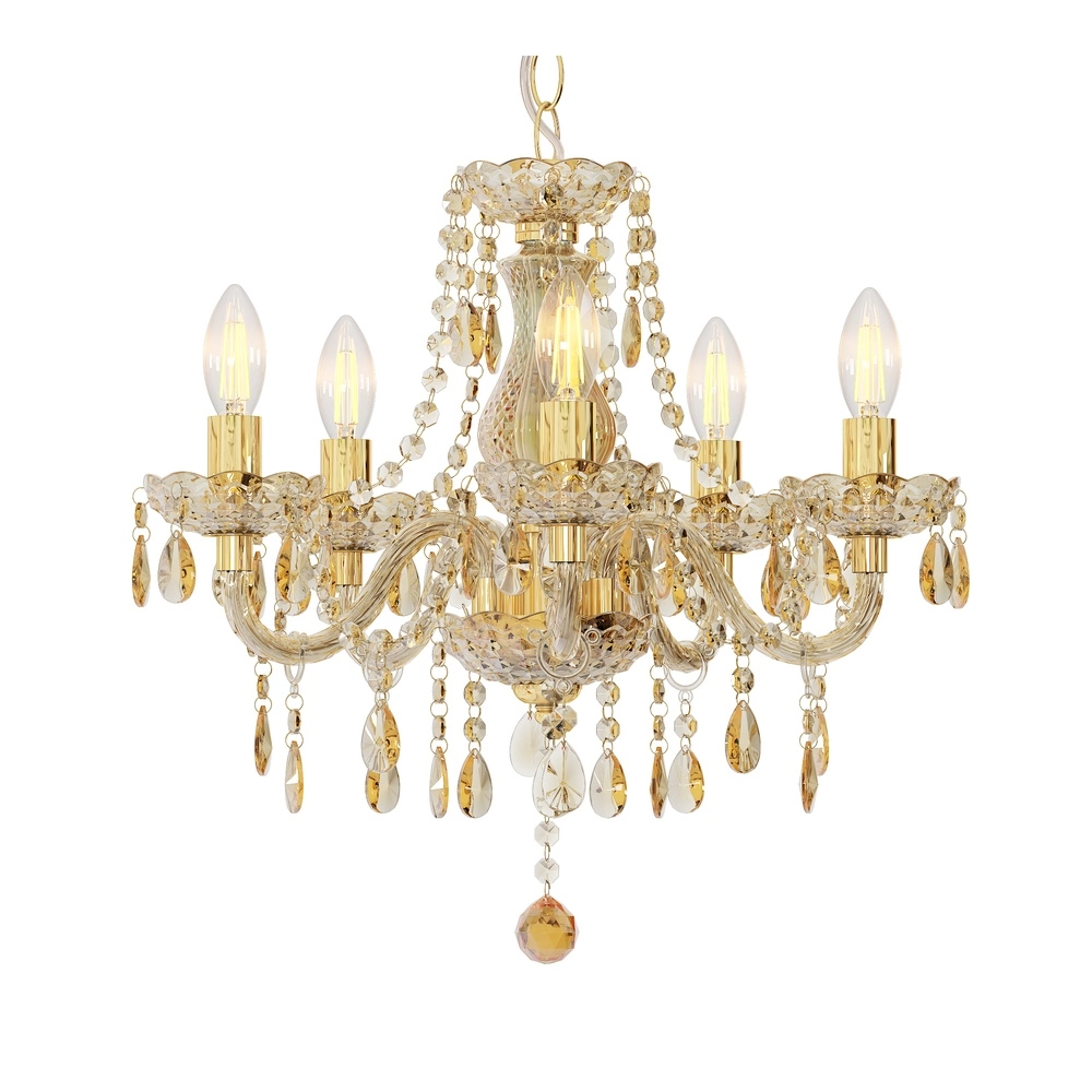 Chandelier Marie Ø 48 cm d’or