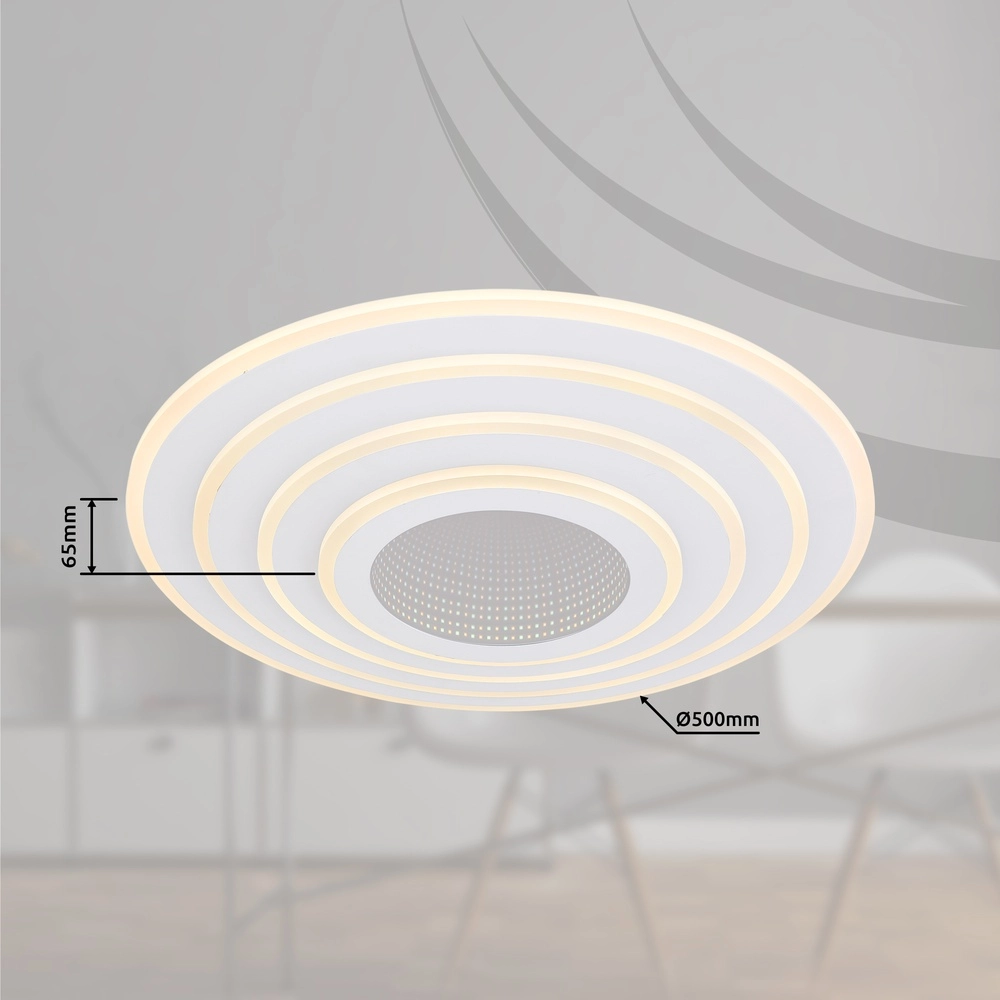 Lampe de plafond élégante Jocelyn Blanc Globo 9007371407682