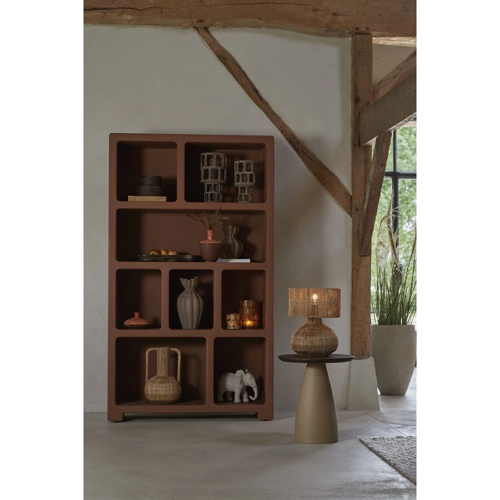 Lampe de table en jute Arova Ø ombre de 30 cm Light & Living 8717807836719