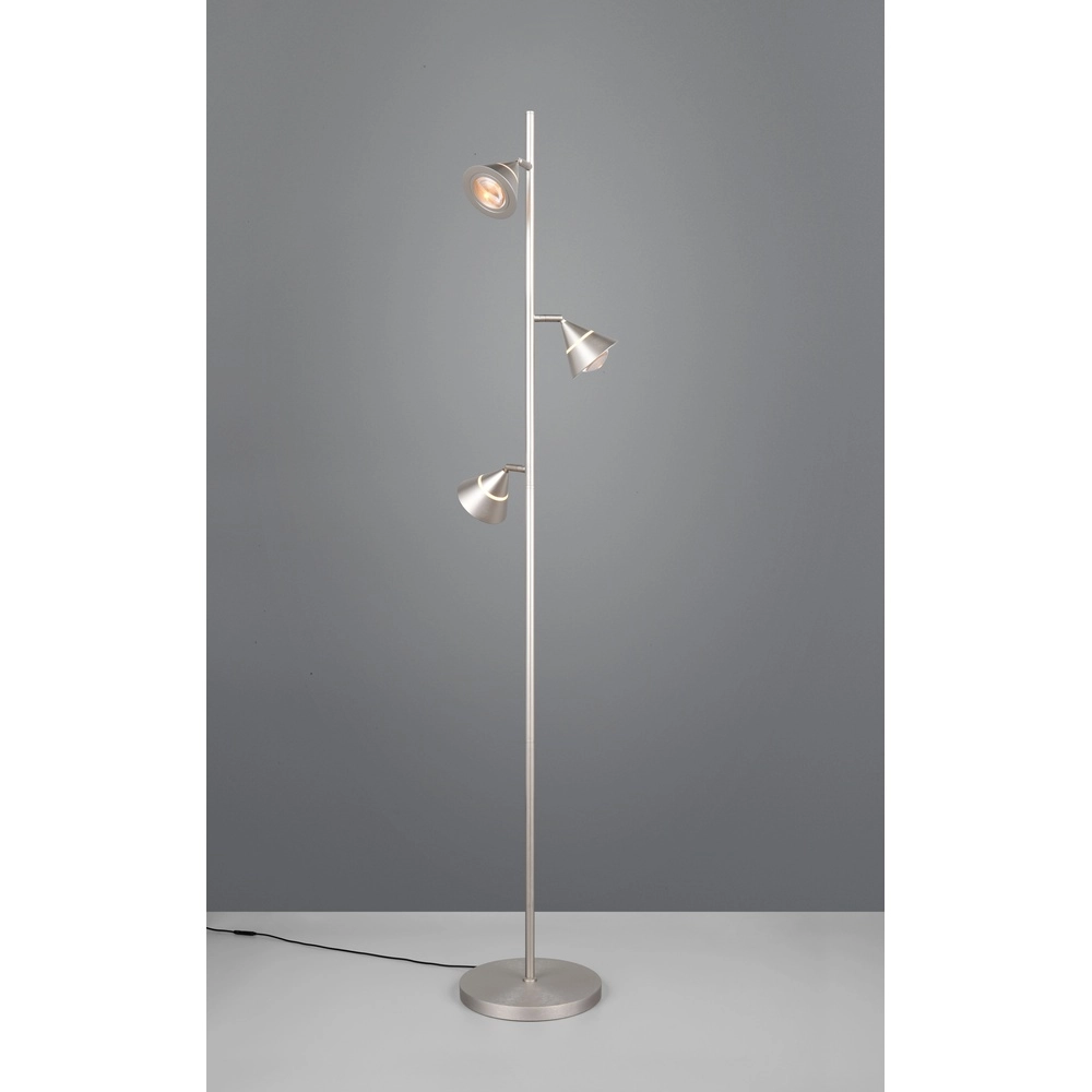 Lampadaire Romeo nickel Trio 4017807675375