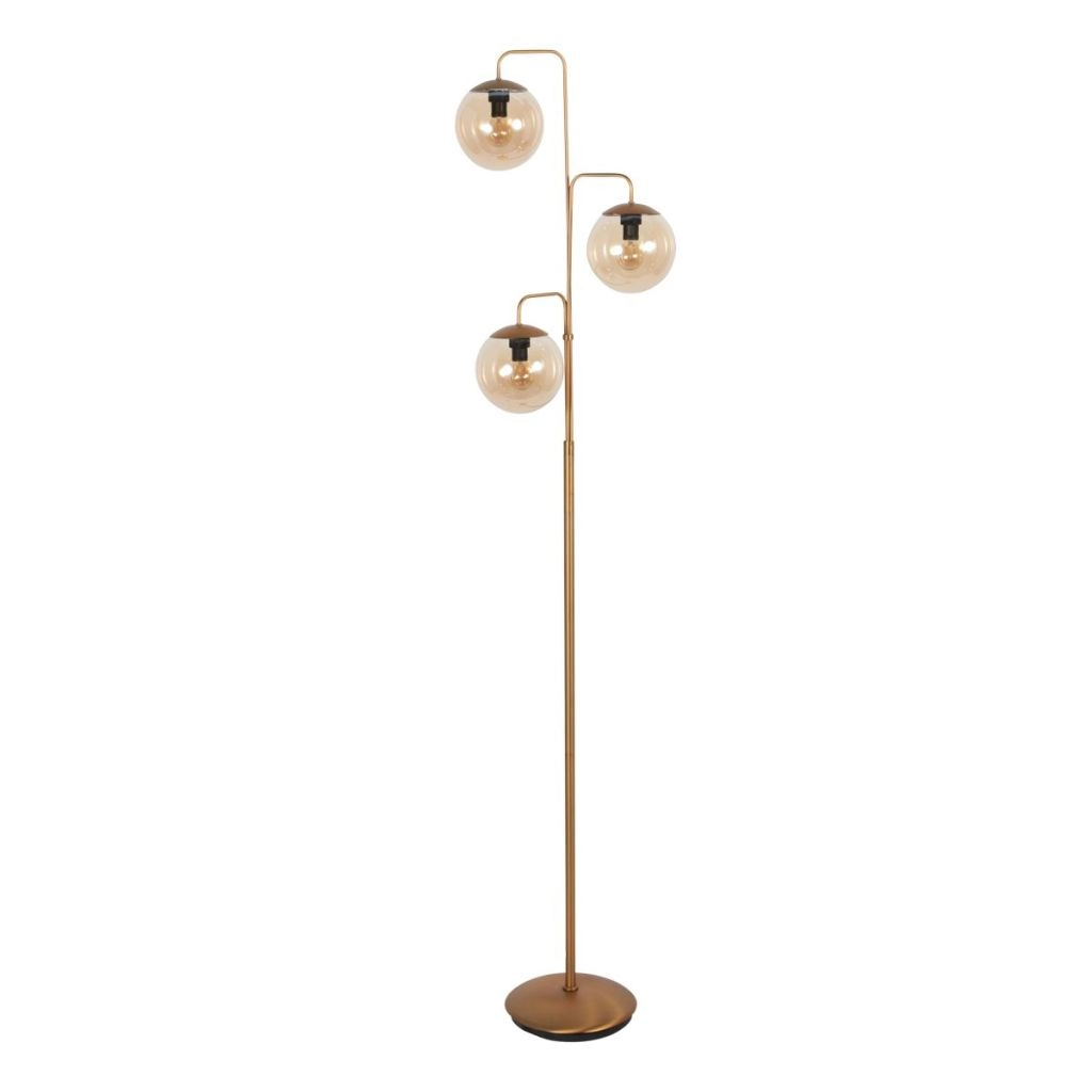 Lampe de pied Bollique bronze Steinhauer 8712746184778