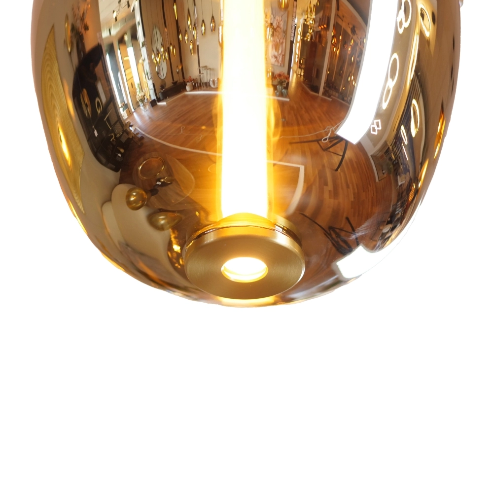 Design pendant lamp Fruitera gold Ø 21cm Stars of Light 9008606360031
