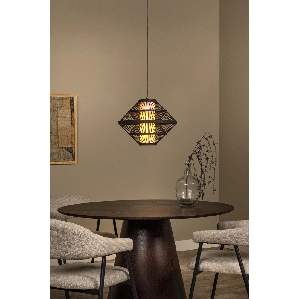Lampe suspendue Pasquino Ø 40cm noir Lucide 5411212212245