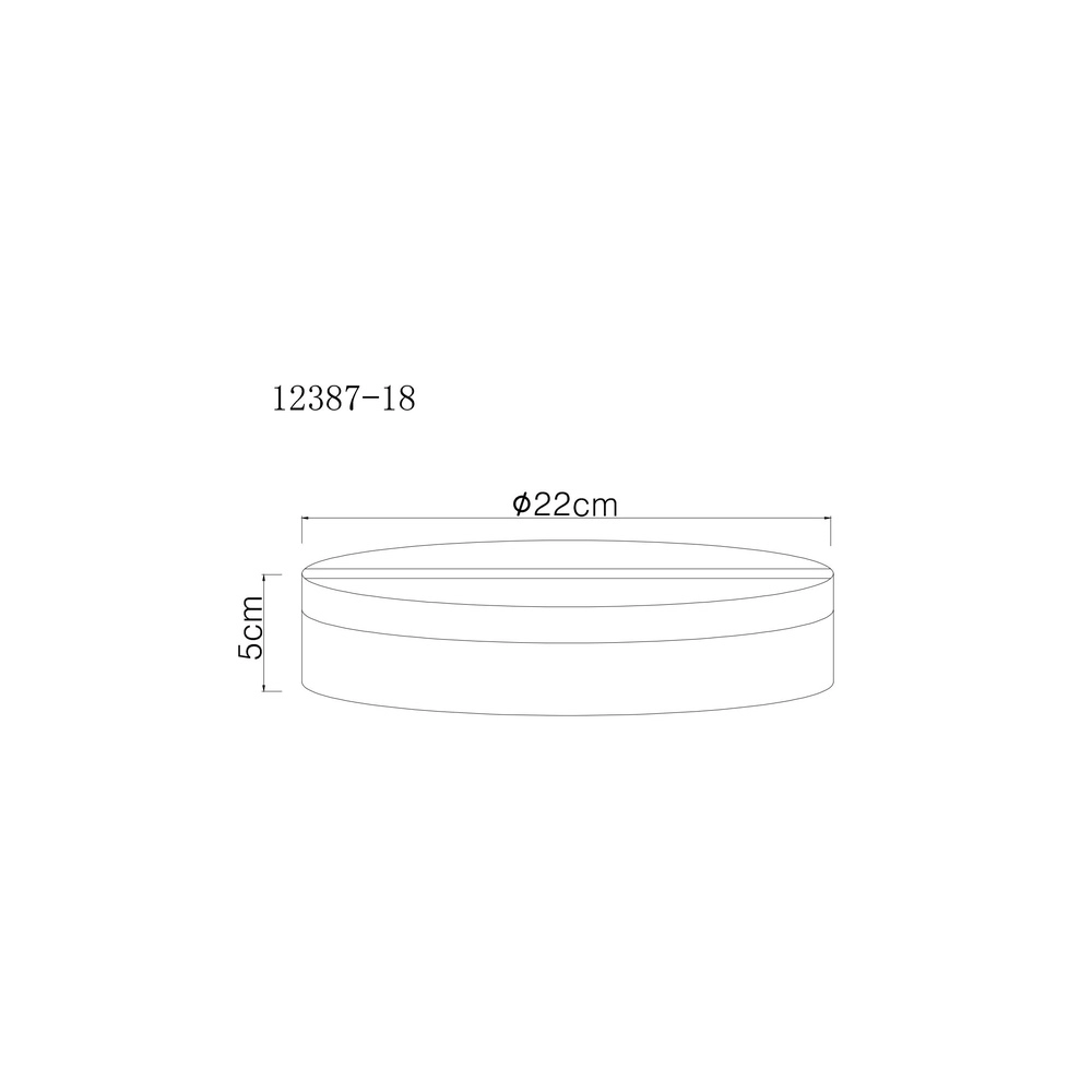 Éclairage de plafond Matthew design noir Ø 22cm Globo 9007371447947