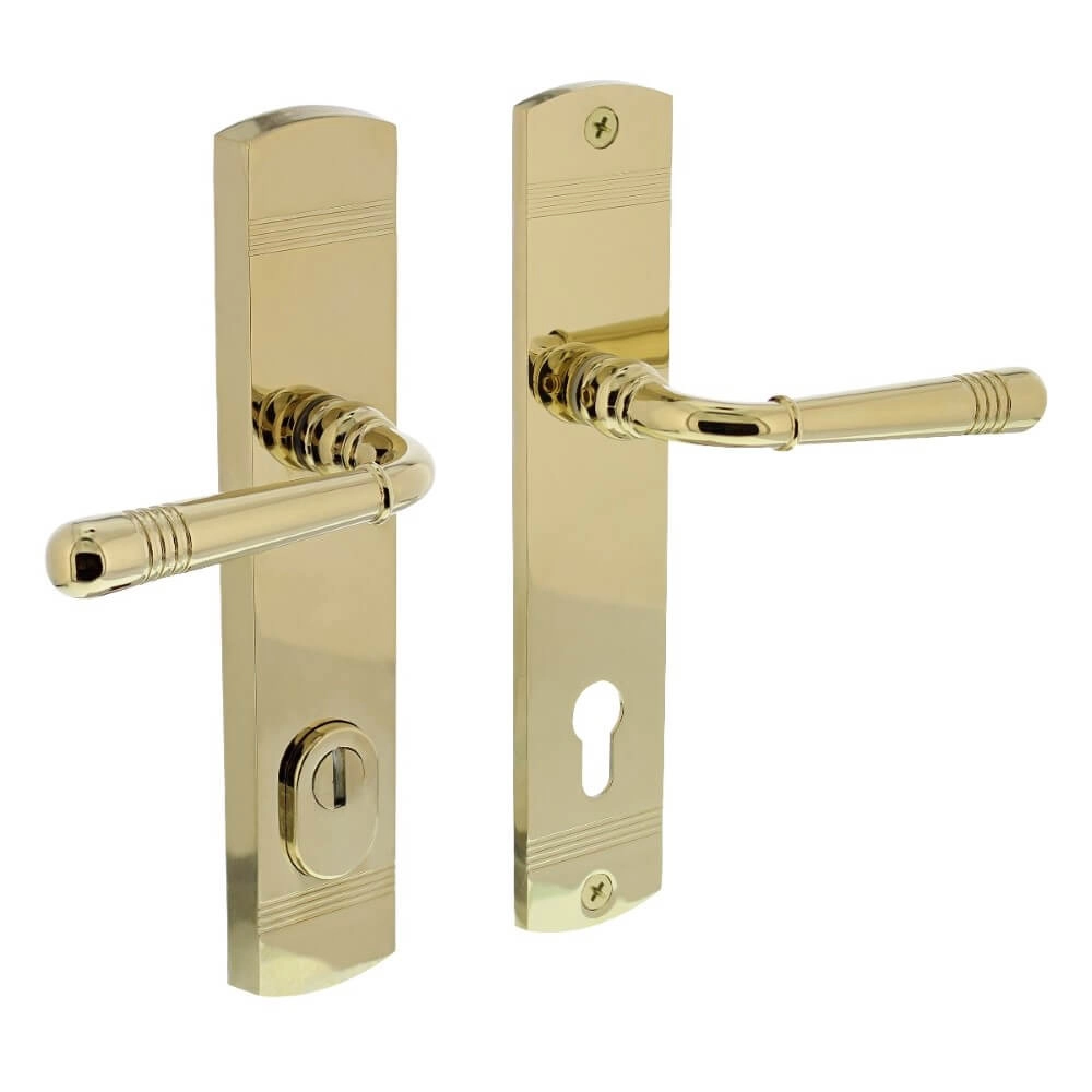 Quincaillerie de porte dérobée Helena PC 92mm laiton Intersteel 8714186438404