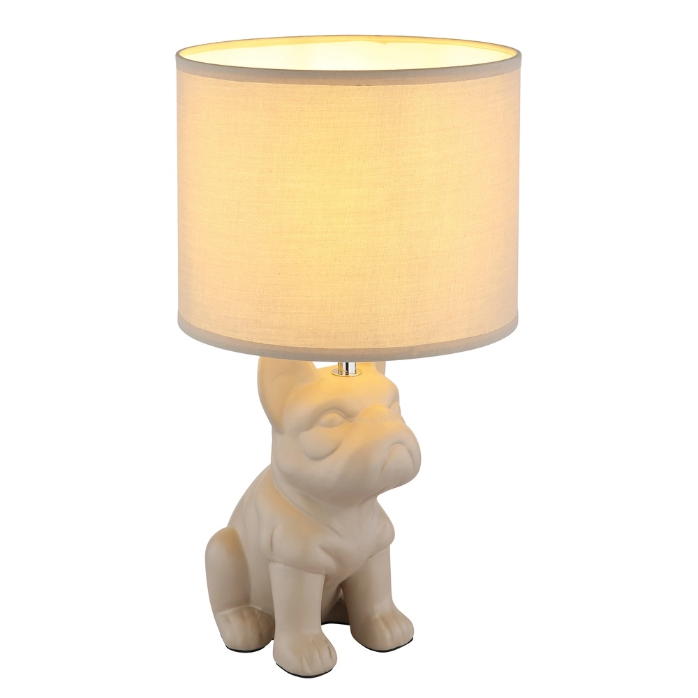 Lampe de table Dogo brun sable
