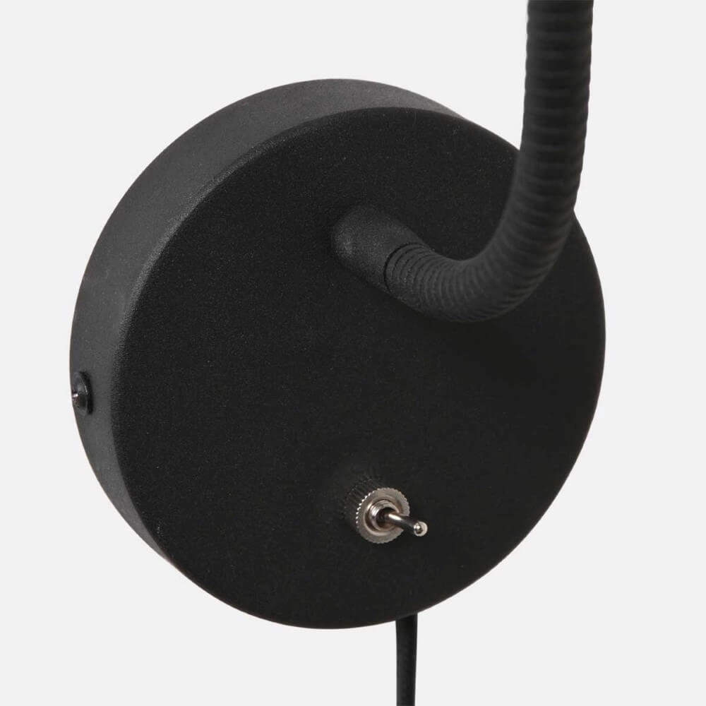 Lampe de chevet flexible Upround noir Steinhauer 8712746161373