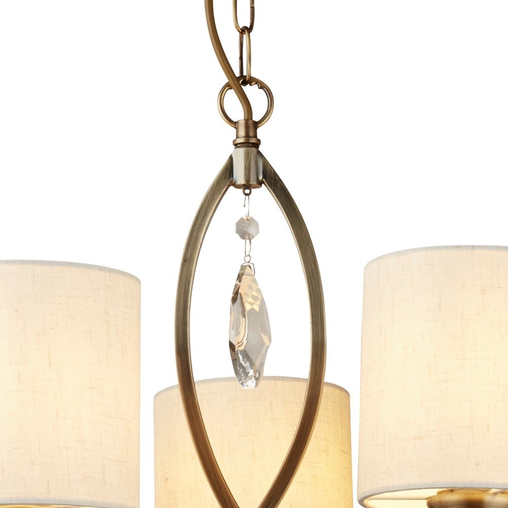 Lampe suspendue classique Alberto Bronze antique à 5 lumières Searchlight 5053423097749