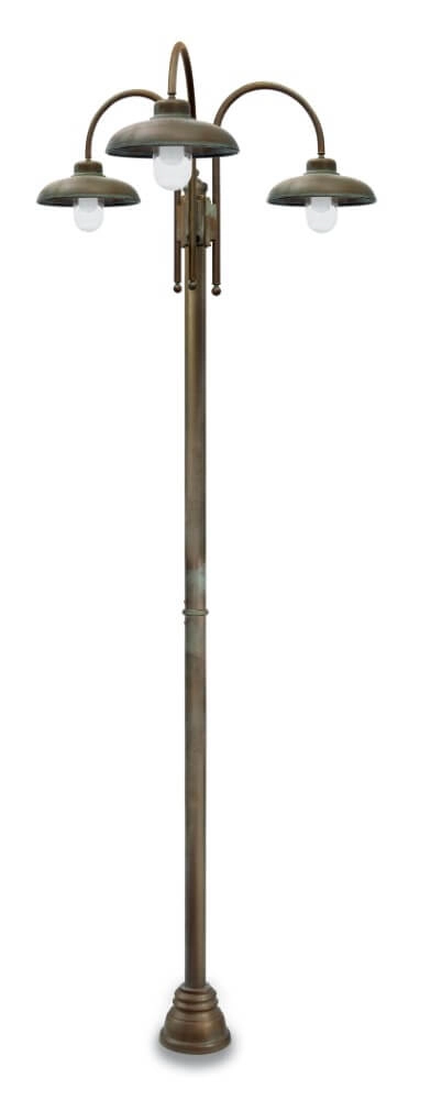 Lampe sur pied Samoa XL - laiton vieilli 3 lumières Lampe sur pied Samoa XL - laiton vieilli 3 lumières