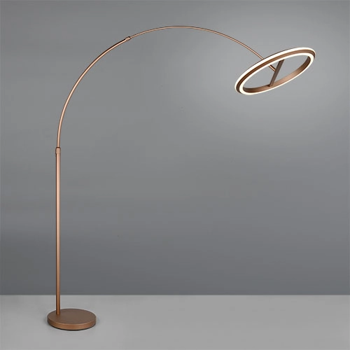 Lampe de pied Amador marron moka Trio 4017807688177