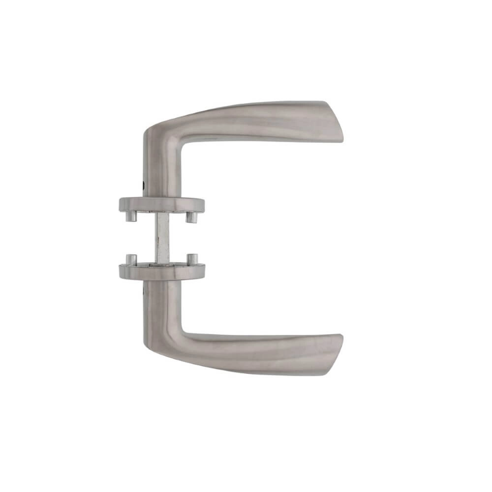 Poignée de porte design Vlinder Rosace avec arête en acier inoxydable Intersteel 8714186130230