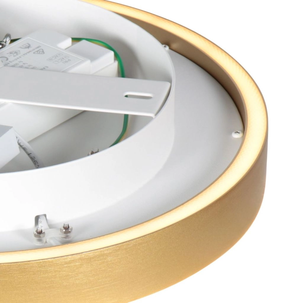 Lampe de plafond à design Ringlux or Ø 30cm Steinhauer 8712746180909