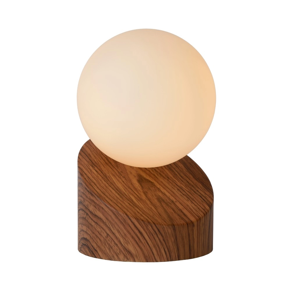 Lampe de table de conception Len Aspect bois foncé