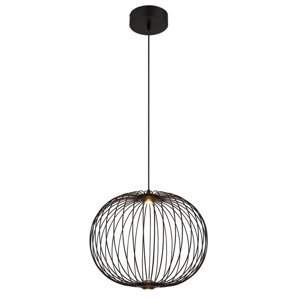 Suspension noire Galway cage simple Ø 50cm Suspension noire Galway cage simple Ø 50cm