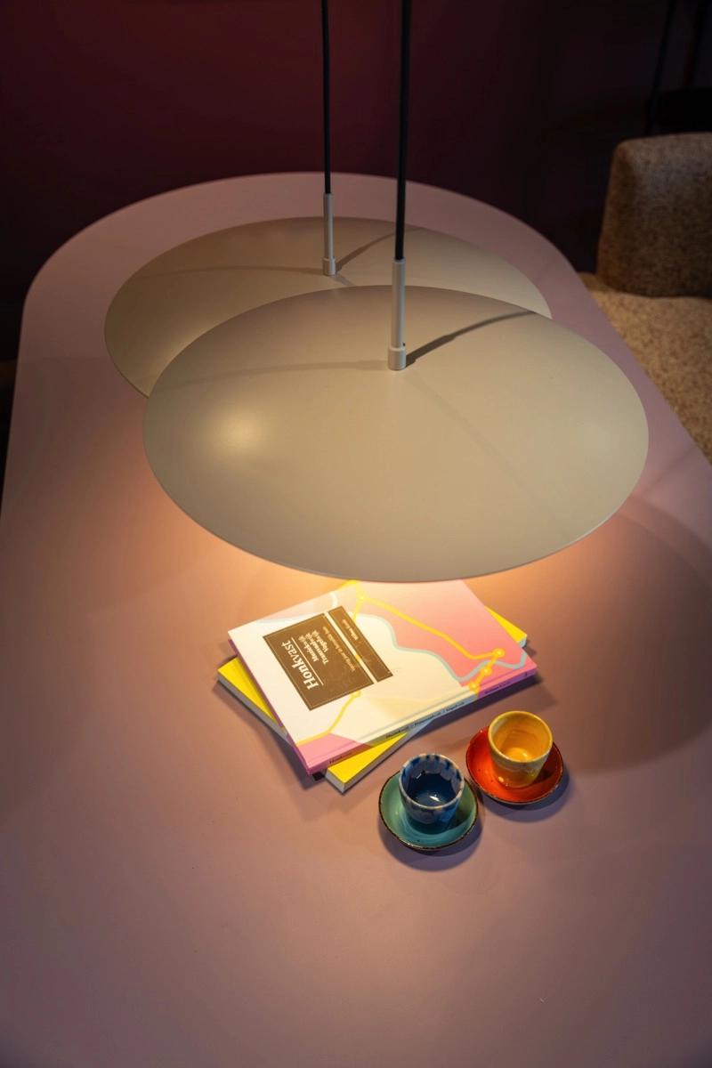 Lampe suspendue élégante Sanne Ø 50cm - sable ETH 8720195311034